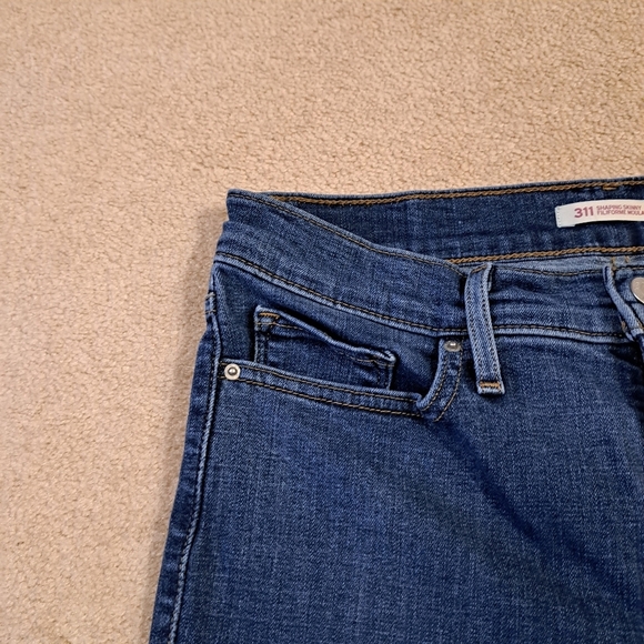 Levi's 311 Jeans Womens 29 Blue Shaping Skinny Stretch Denim - Picture 3 of 12